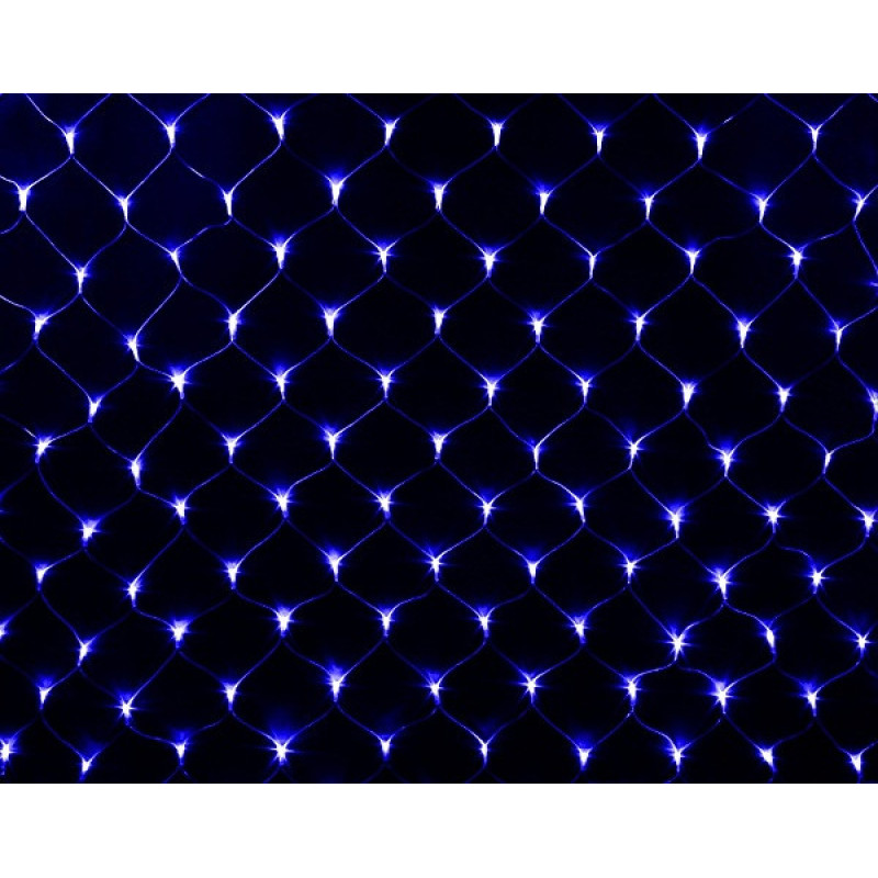 Гирлянда Сетка, 100 LED, Jumi 1x1 м, цвет голубой (1093061300)