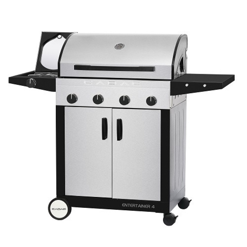 Гриль-барбекю Cadac газовый Entertainer 4 Supreme, нерж. сталь (1214507375)