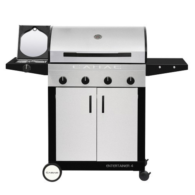 Гриль-барбекю Cadac газовый Entertainer 4 Supreme, нерж. сталь (1214507375)