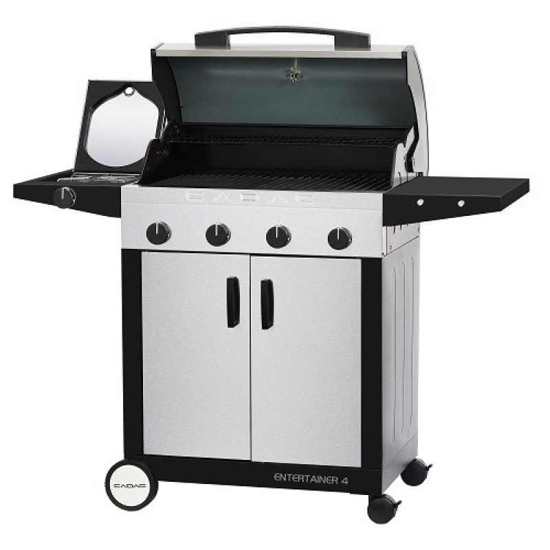 Гриль-барбекю Cadac газовый Entertainer 4 Supreme, нерж. сталь (1214507375)