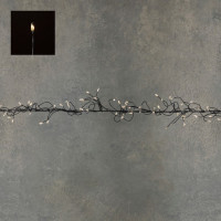 Гирлянда-кластер, черная струна, "Luca Lighting", 8 м, теплый белый (1288841183)