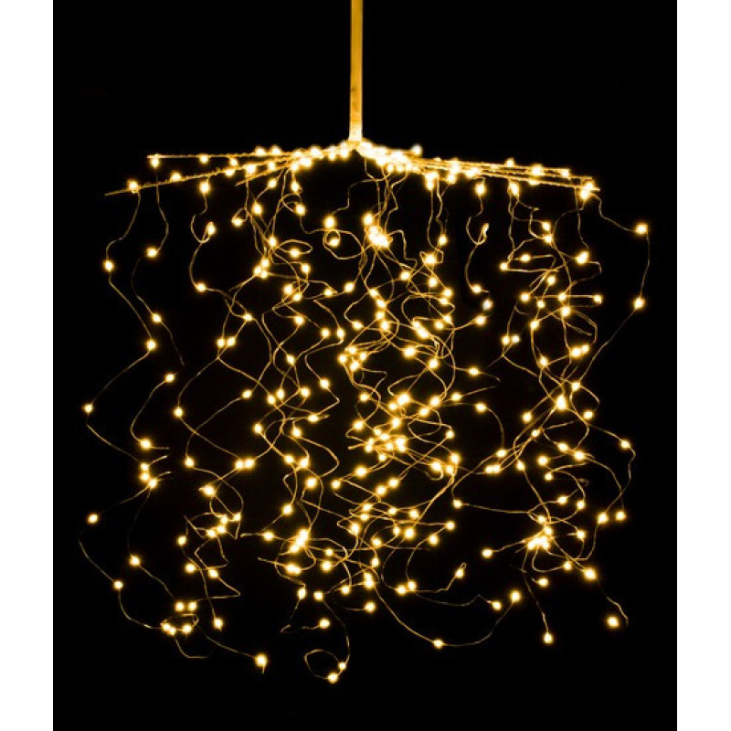 Гирлянда-подвеска с мерцанием Свисающие струны, Luca Lighting, 1,5 м, теплый белый (1288909744)