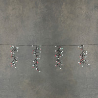 Гирлянда "Цветная бахрома", "Luca Lighting", 12,2 м, мультицветная (1289303865)