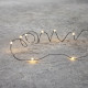 Гирлянда 18 м, Струна черная, Luca Lighting, цвет теплый белый (1518344337)