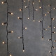 Гирлянда соединительная Бахрома черная, Luca Lighting, 3х0.4 м, теплый белый (1518357855)