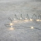Гирлянда Струна зеленая, Luca Lighting, 13 м, цвет теплый белый (1528996303)