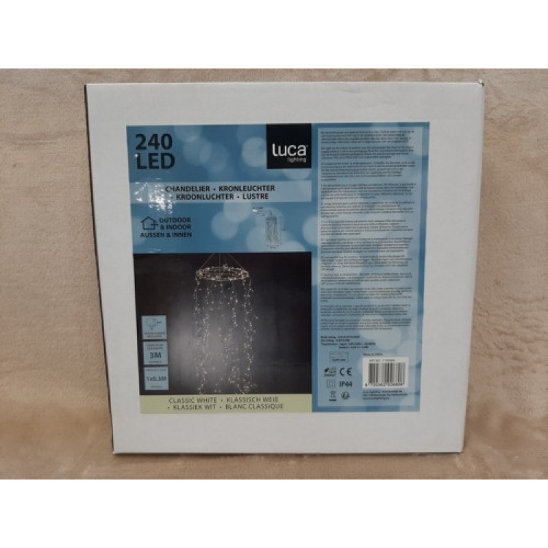 Гирлянда подвесная Канделябр, Luca Lighting, 1х0,3м, цвет белый (1529283045)