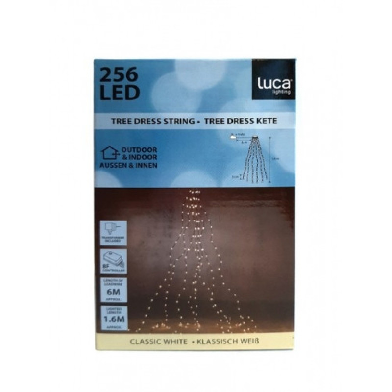 Гирлянда Конус, Luca Lighting, 1,6+6м, цвет теплый белый (1529343179)