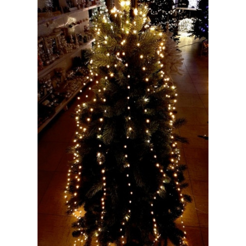 Гирлянда Конус, Luca Lighting, 1,6+6м, цвет теплый белый (1529343179)
