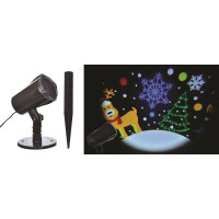 Проектор LED Jumi "Новогодняя сцена", IP44, разноцветный (1529455883)