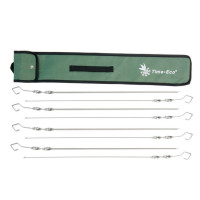 Комплект шампуров нерж.сталь, 8 шт в чехле, JR 008 (894915596)