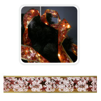 Chomik Red and Gold String Lights, 5,2 m, 50 ciepłych białych diod LED (2423517622)