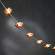 Гирлянда-струна «Снеговик», «Luca Lighting», 1,3 м, 10 LED теплый белый (2424048310)