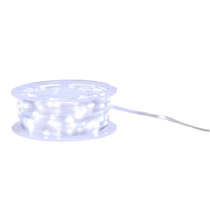Гирлянда-струна на катушке Chomik, 49,9+3 м, 500 LED холодный белый (2428080139)