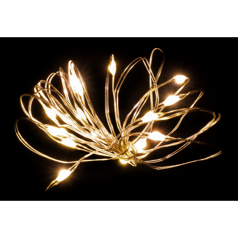 Гирлянда-струна Luca Lighting 1 м, 10led, классический белый, лит. батарейки 2хCR2032 (2450106783)