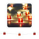 Гирлянда-струна «Подарок» Chomik, 2,2 м, 20 LED теплый белый (2458466516)
