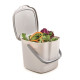 Контейнер для мусора с крышкой и ручкой Snips Kitchen Compost Bin, 3 л, белый (2594990010)