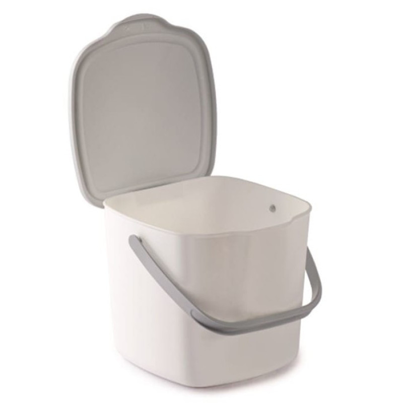 Контейнер для мусора с крышкой и ручкой Snips Kitchen Compost Bin, 3 л, белый (2594990010)