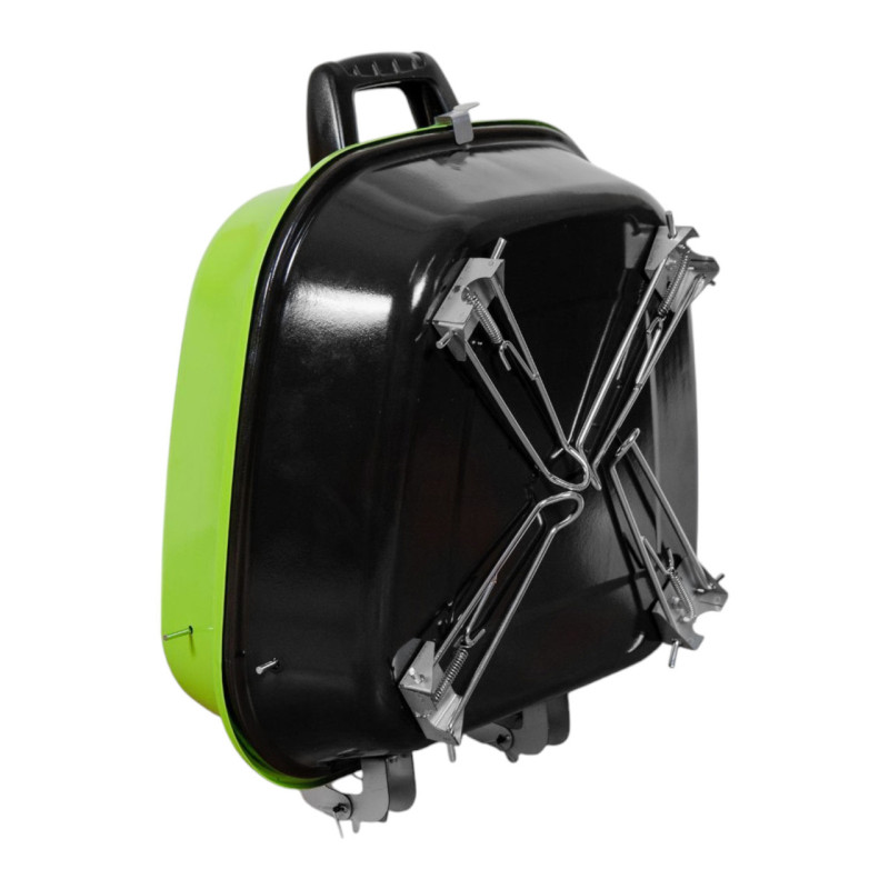 Гриль угольный портативный Time Eco ТЕ-22024, черно-зеленый (2614236615)