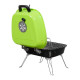 Гриль угольный портативный Time Eco ТЕ-22024, черно-зеленый (2614236615)