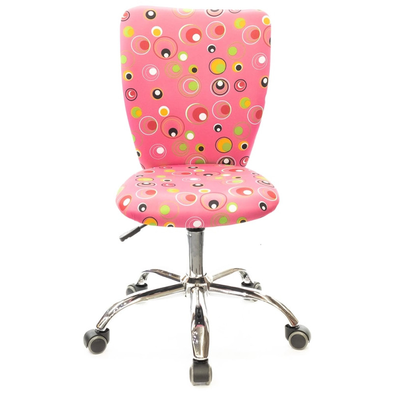 Кресло детское Кеви CH TILT Принтовый (Розовые пузырьки) (12459)