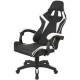 Кресло геймерское Бешкет ANF подростковое Белый (PU-черный/белый) (160336)