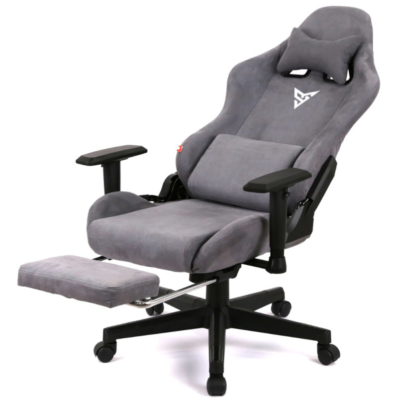 Кресло геймерское Герць RL Серый (Серый велюр) (160346)