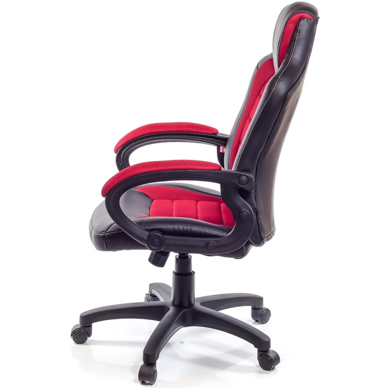 Кресло геймерское Астон PL TILT подростковое Красный (Черный/Красный) (7267)