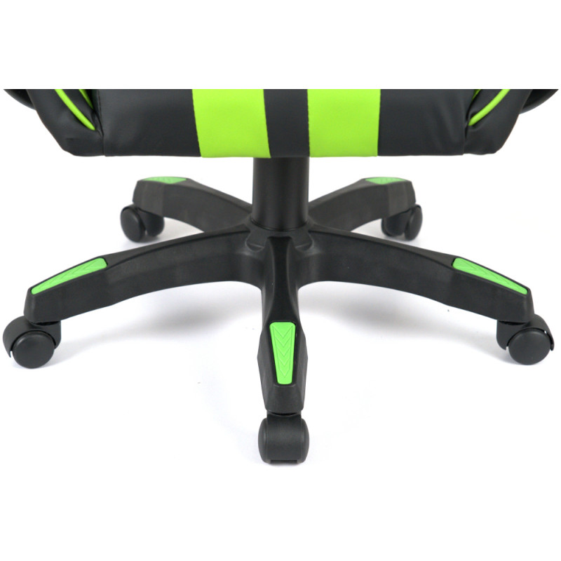 Кресло геймерское Стрик Light ANF Зеленый (PU-черный/салатовый) (160341)