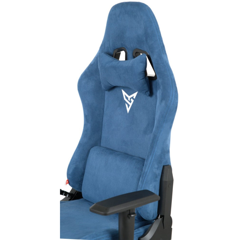 Кресло геймерское Герць RL Синий (Светло-синий велюр) (160348)