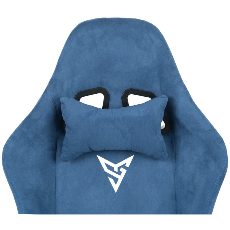 Кресло геймерское Герць RL Синий (Светло-синий велюр) (160348)