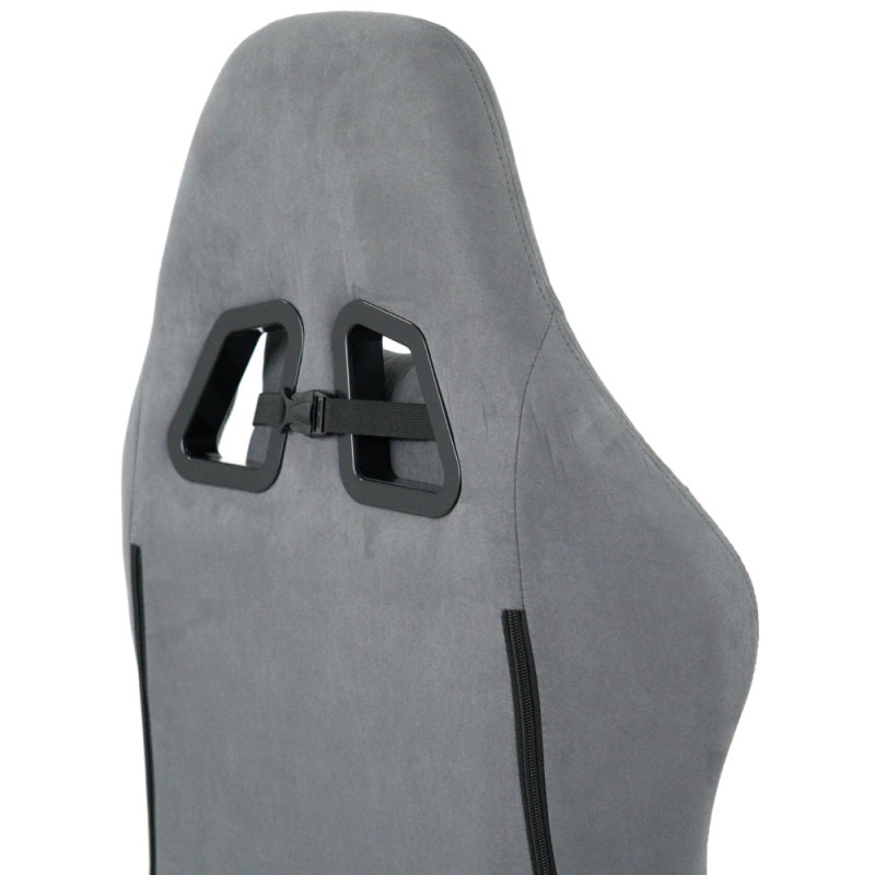 Кресло геймерское Герць RL Серый (Серый велюр) (160346)