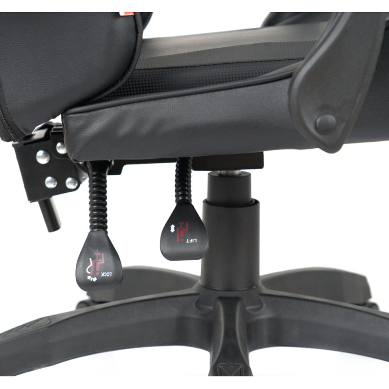 Кресло геймерское Бешкет ANF подростковое Черный (PU-черный) (160337)