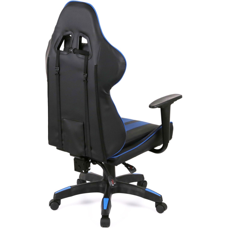 Кресло геймерское Стрик Light ANF Синий (PU-черный/cиний) (160342)