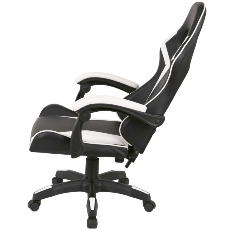 Кресло геймерское Бешкет ANF подростковое Белый (PU-черный/белый) (160336)