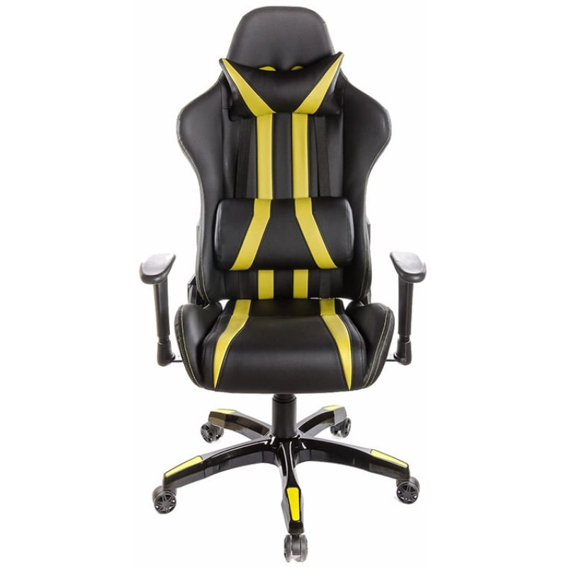 Кресло геймерское Стрик PL RL Желтый (PU-чёрный/желтый) (6149)