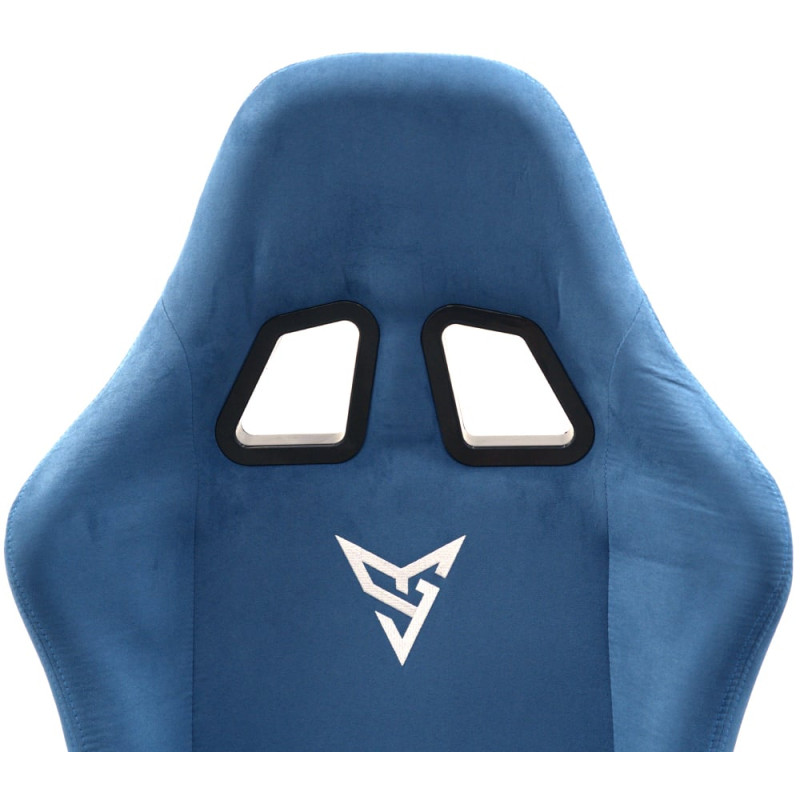 Кресло геймерское Герць RL Синий (Светло-синий велюр) (160348)