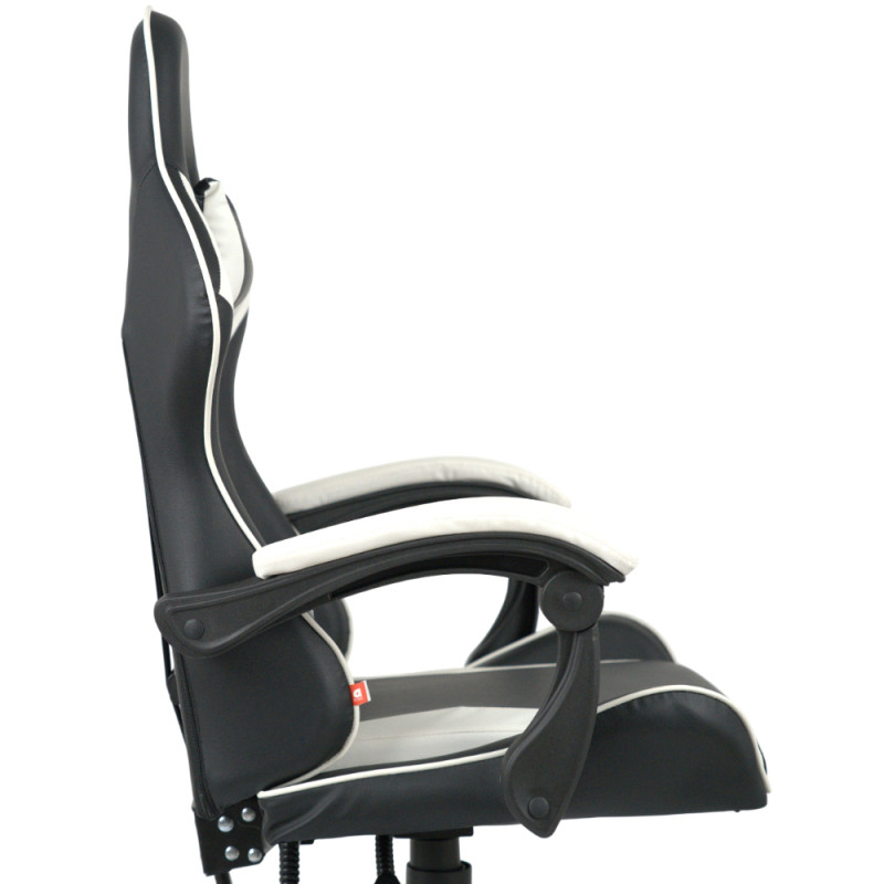 Кресло геймерское Бешкет ANF подростковое Белый (PU-черный/белый) (160336)