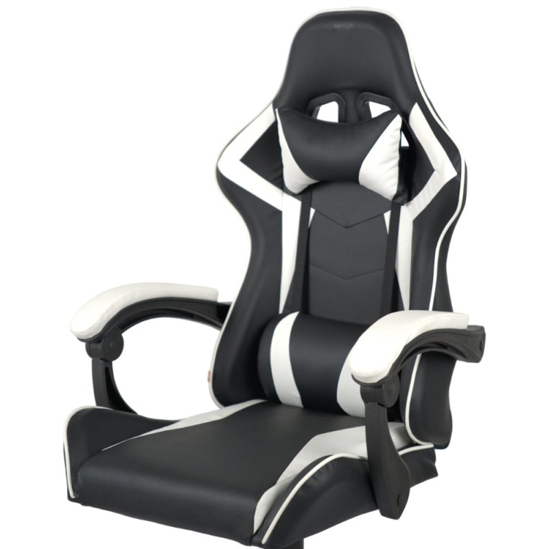 Кресло геймерское Бешкет ANF подростковое Белый (PU-черный/белый) (160336)