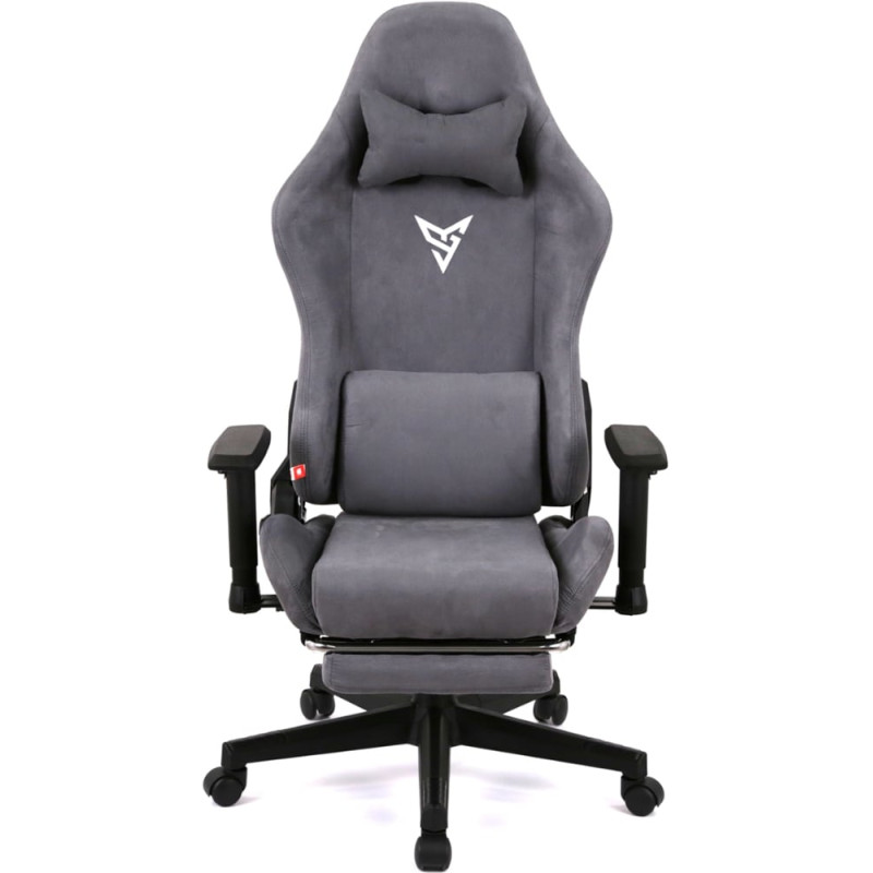 Кресло геймерское Герць RL Серый (Серый велюр) (160346)