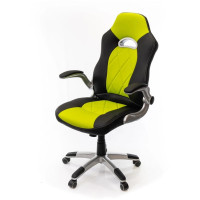 Кресло геймерское Форсаж 8 PL GTR TILT Зеленый (PU-черный/салатовый) (10922)