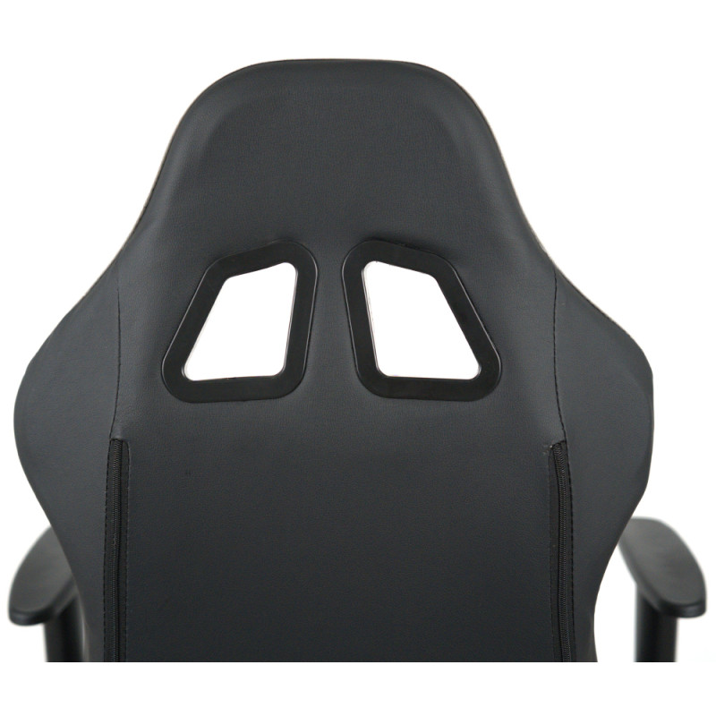 Кресло геймерское Стрик Light ANF Белый (PU-черный/белый) (160343)