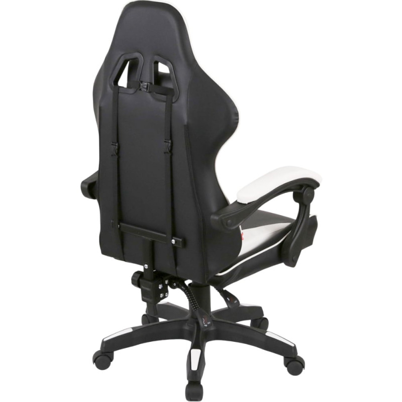 Кресло геймерское Бешкет ANF подростковое Белый (PU-черный/белый) (160336)