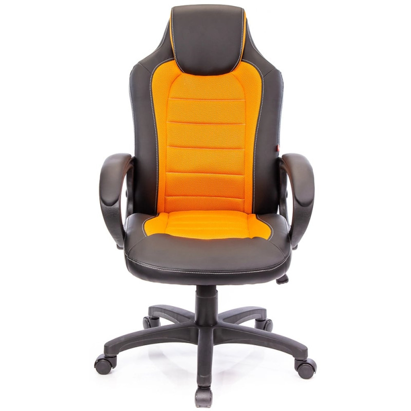 Кресло геймерское Астон PL TILT подростковое Оранжевый (Черный/Оранжевый) (10473)