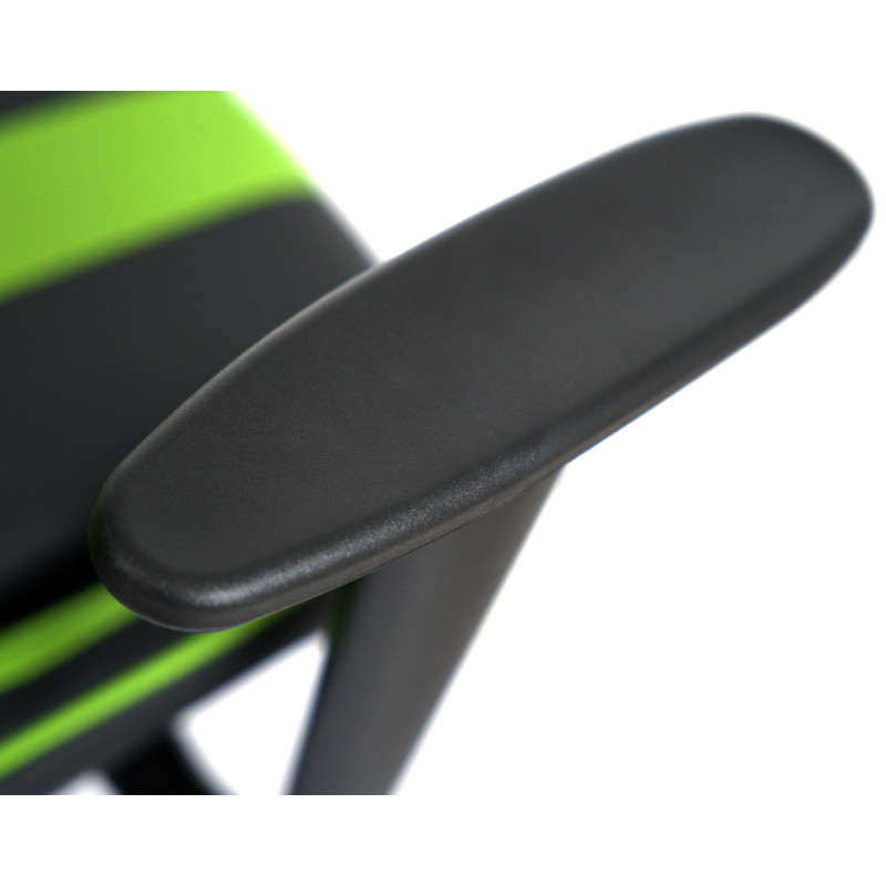 Кресло геймерское Стрик Light ANF Зеленый (PU-черный/салатовый) (160341)