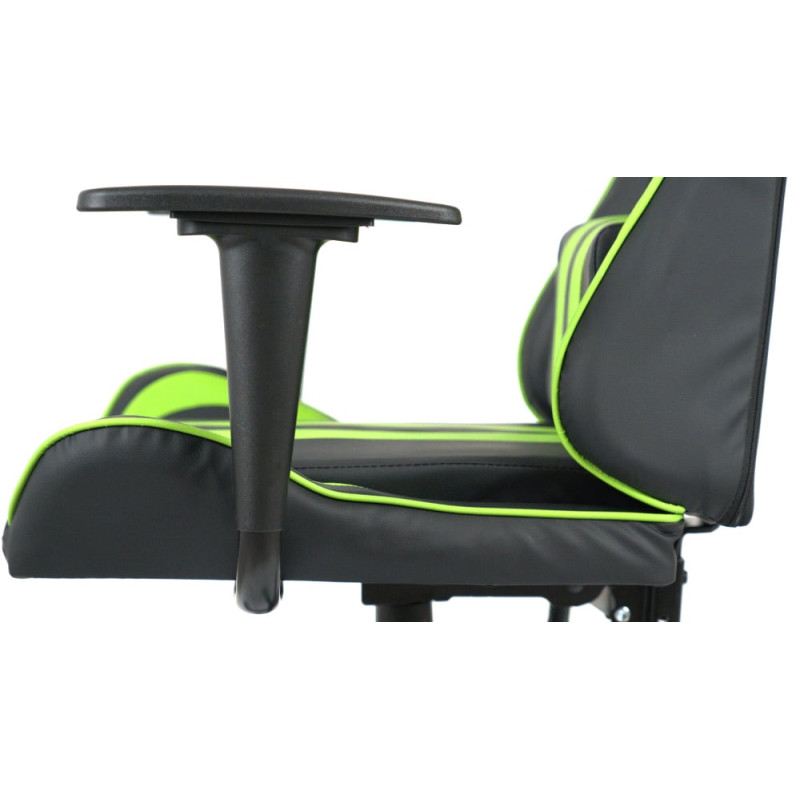 Кресло геймерское Стрик Light ANF Зеленый (PU-черный/салатовый) (160341)
