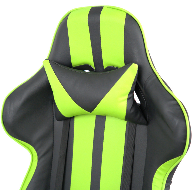 Кресло геймерское Стрик Light ANF Зеленый (PU-черный/салатовый) (160341)