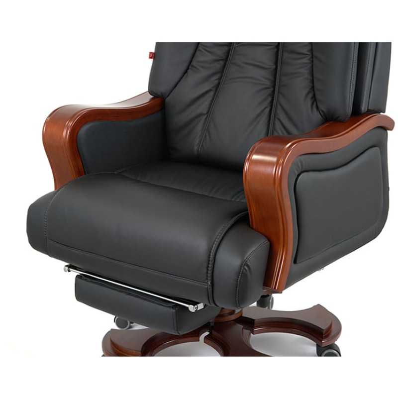 Кресло Тристрам EX RL Черный (Кожа LC-A) (142844)