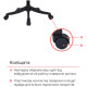 Кресло Дориан BL TILT Черный (K-01 black OS-3000 Black) (143999)