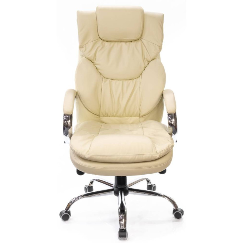 Кресло Флорида CH MB Бежевый (Кожа LC-F) (12435)